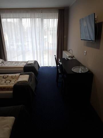 Фото номера Двухместный номер с 1 кроватью и собственной ванной комнатой Отель Hotels Odra г. Нова-Суль 4