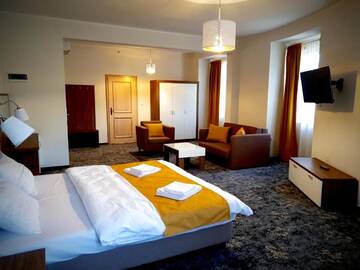 Фото номера Апартаменты-студио Отель Hotel Nadodrzański Dwór - Nowa Sól г. Нова-Суль 3